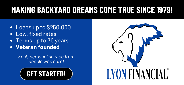 Lyon Financial pool loans — loans up to $250,000, terms up to 30 years